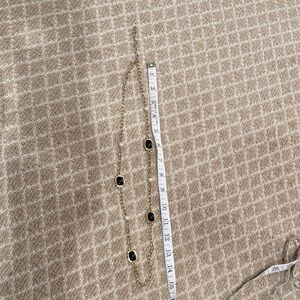 Monet Gold and Black Pendant Necklace